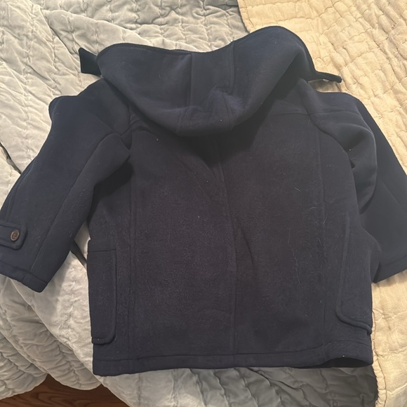 Baby Gap Navy Blue Traditional Duffle coat size 5 - Picture 3 of 4